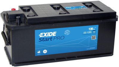 Exide StartPRO 135Ah1000A 514x175x210+-