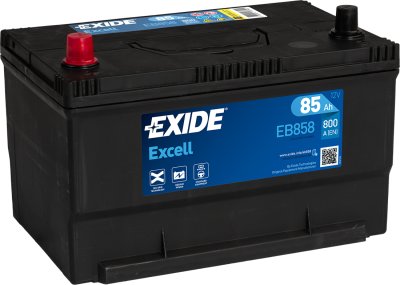 Exide Excell 85Ah 800A 300x192x192+-