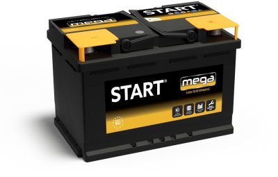 Käivitage Mega 65Ah 580A 242x175x190-+