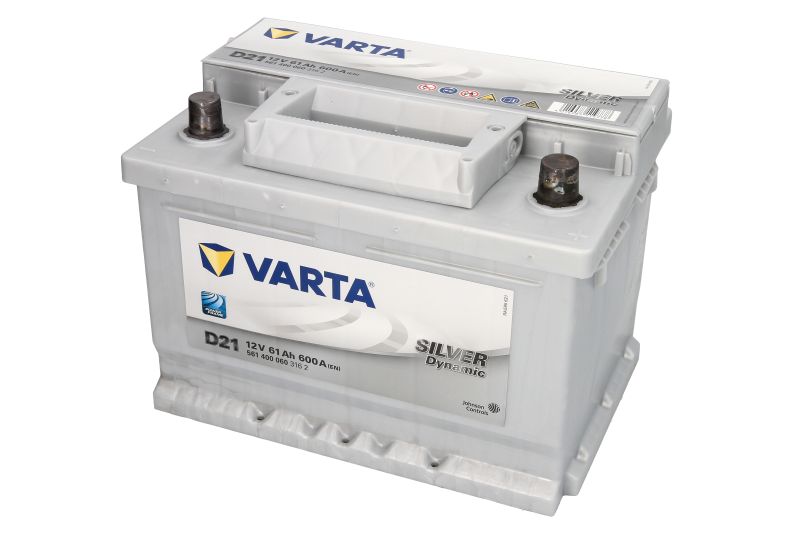 VARTA SILVER DYNAMIC 61Ah 600A 242x175x175 R+