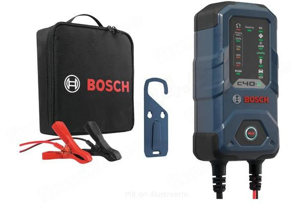 Auto akulaadija BOSCH C40-Li 6/12V-1A/5A