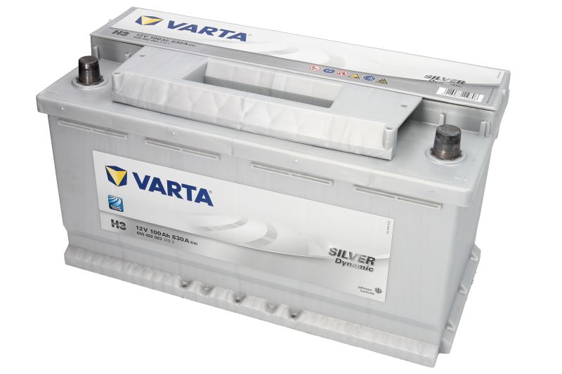 VARTA SILVER DYNAMIC 100Ah 830A 353x175x190 R+