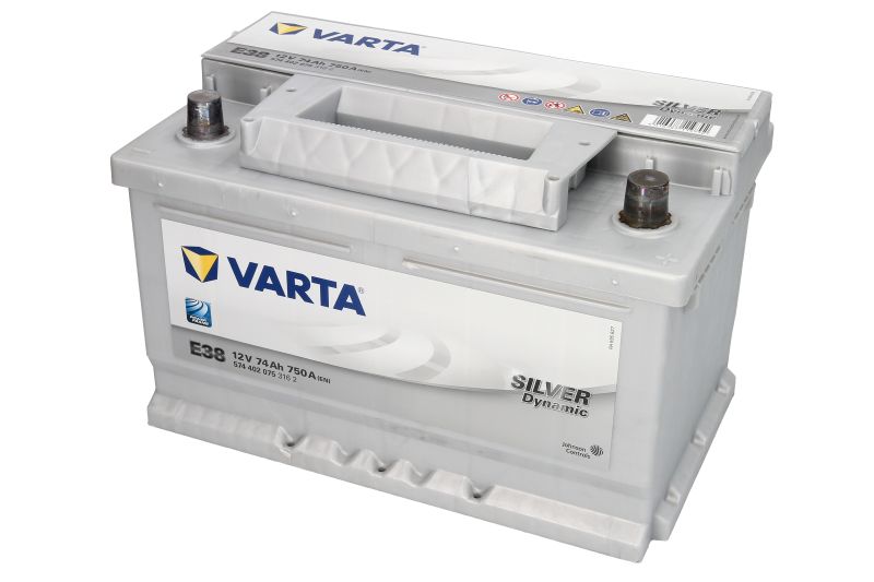 VARTA SILVER DYNAMIC 74Ah 750A 278x175x175 R+