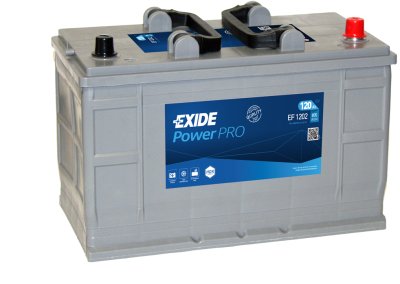 Exide PowerPRO 120Ah 870A 349x175x235-+