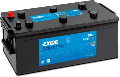 Exide StartPRO 180Ah1000A513x223x223+-