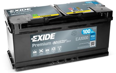 Exide Premium 100 Ah 900 A 353x175x190mm -+