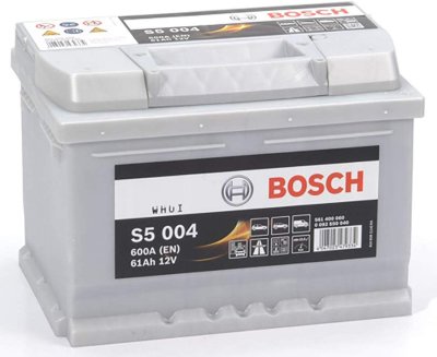 Bosch S5 004 61Ah 600A 242x175x175 -+