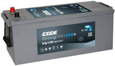 Exide PRO EFB 185Ah1100A513x223x223+-