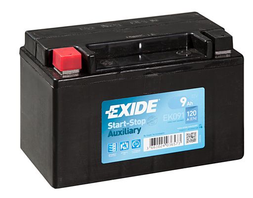 Exide AGM 9Ah 120A 150x90x105+-