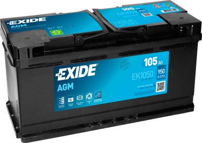 TL Exide AGM 105Ah 950A 39x17x19=EK1060