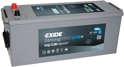 Exide PRO EFB 140Ah760A 513x189x223+-